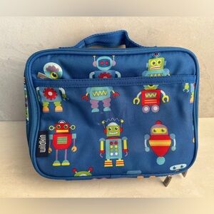 Wildkin Kid's Insulated Lunch Box with Robots - Pre Owned